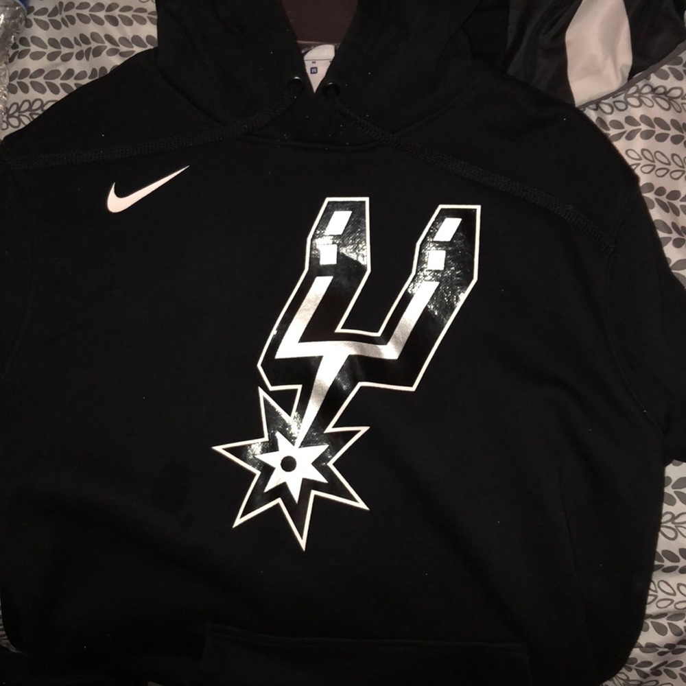 Black Nike San Antonio Spurs Hoodie
